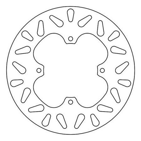 Disco freno posteriore per Honda CR 80 1997-2002, CR 85 2003-200