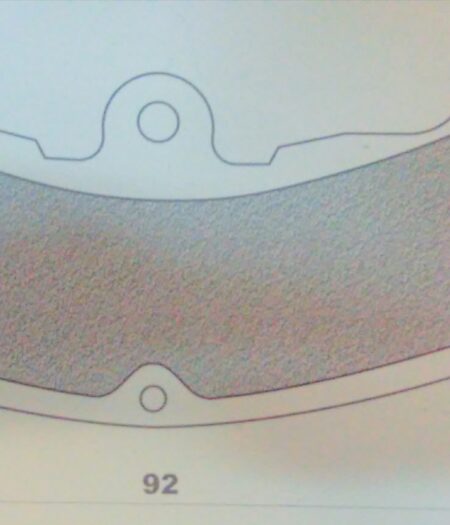 Coppia pasticche anteriori / posteriori Honda VT250, CBX 550