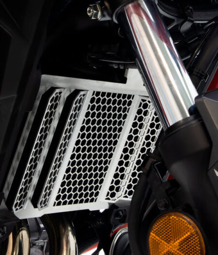 Griglia Radiatore Anteriore Per Honda Cb 500X - Nx 500 24> Argento - GR401-AR-500-CB 500X-2019-2023