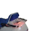 Portapacco In Plexy Fume' Chiaro Con Led Per Honda Cn 250 1991 - 2001  - PA363-FC-250-CN-1991-2001
