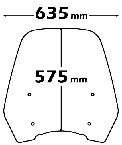 Lastra Di Ricambio Tipo Originale Maxi - sc2688-150i-SH-2009-05/2012