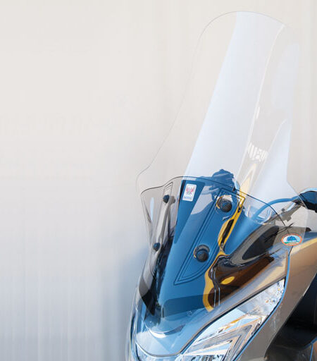 Parabrezza Alta Protezione Trasparente Con Serigrafia Anti Refrazione Solare Per Honda Pcx 2018 - 2020  - sc4507-150-PCX-2014-2017