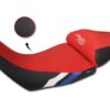 Sella Anteriore Rialzata Comfort Per Africa Twin Crf 2020> Rossa e nera con dettagli blu e bianchi - SE203-R2-1100-AFRICA TWIN CRF 1100 L ADVENTURE SPORT-2020-2023