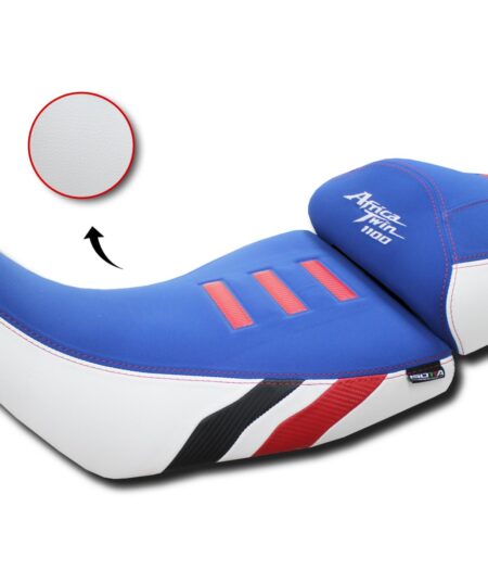 Sella Anteriore Rialzata Comfort Per Africa Twin Crf 2020> Blu e bianco - SE203-TC2-1100-AFRICA TWIN CRF 1100 L ADVENTURE SPORT-2024