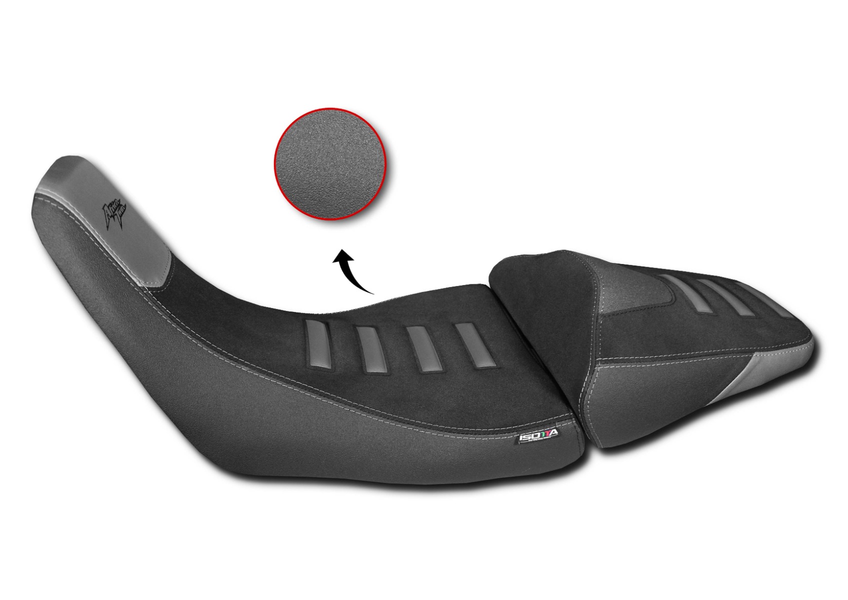 Sella Anteriore Rialzata Comfort Per Africa Twin Crf 2020> NERO - SE203-N-1100-AFRICA TWIN CRF 1100 L ADVENTURE SPORT-2020-2023