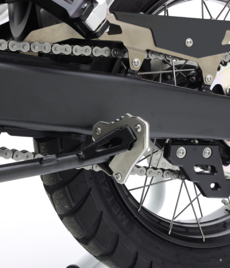 Estensione Base Del Cavalletto Laterale Per Honda Africa Twin Crf 1100 L NERO - SP200-N-1100-AFRICA TWIN CRF 1100 L-2020-2023