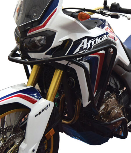 Coppia Di Tubi Paramotore Superiori Neri Honda - Africatwin 2015>  - TB196-1000-AFRICA TWIN CRF 1000 L-2016-2020