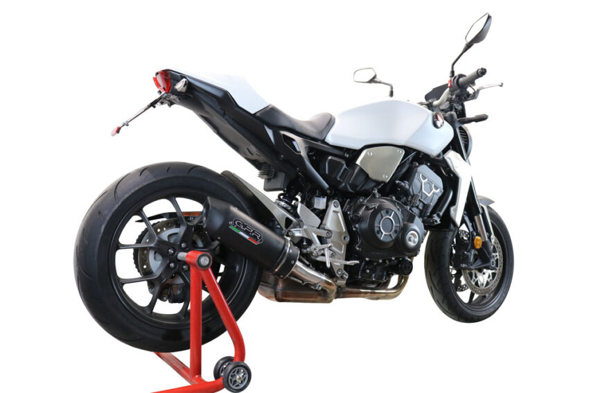 Scarico GPR compatibile con  Honda Cb 1000 R  2021-2024, Furore Evo4 Nero