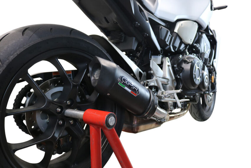 Scarico GPR compatibile con  Honda Cb 1000 R  2021-2024, Furore Evo4 Nero
