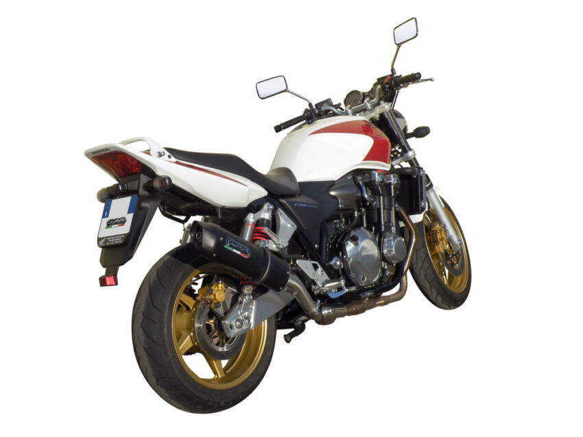 Scarico GPR compatibile con  Honda Cb 1300 2003-2012, Furore Nero