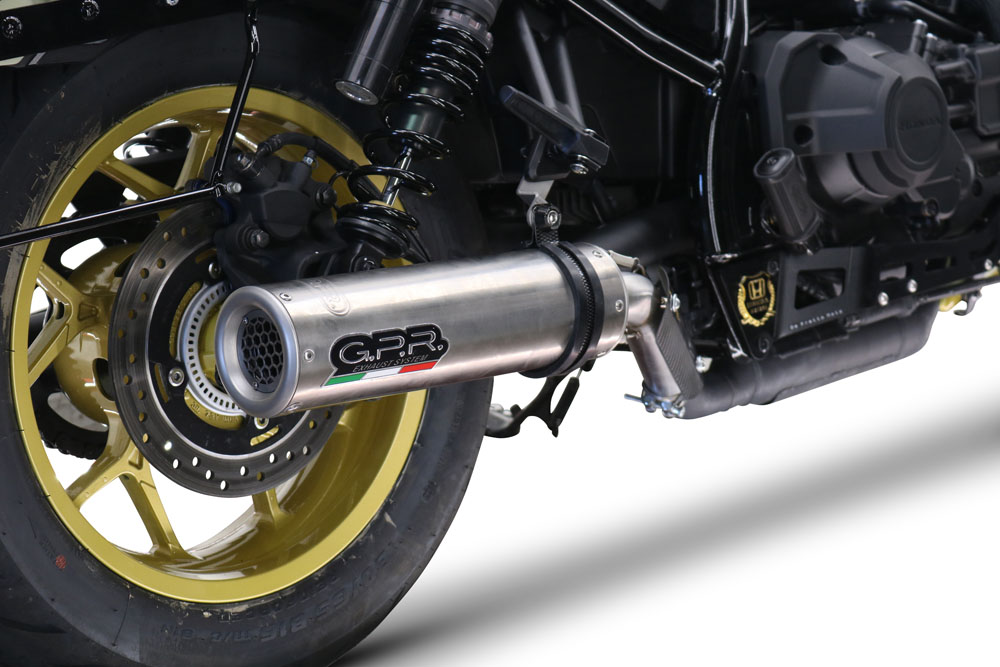 Scarico GPR compatibile con Honda Cmx 1100 Rebel 2021-2024, M3 Inox