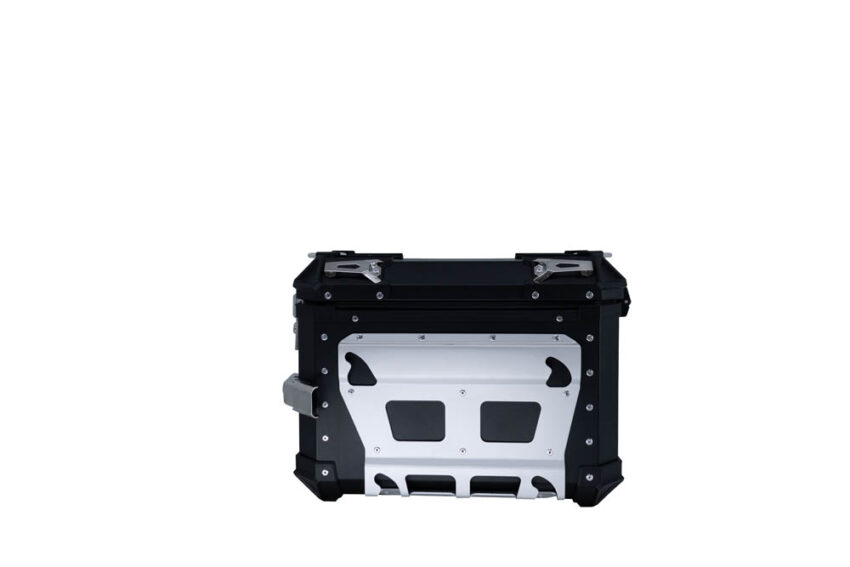 PAIR OF BLACK SIDE CASES ALPI-TECH 38 LT. + 32 LT. + PANNIER HOLDER Honda Crf 1000 L Africa Twin Adventure Sport 2018/2020 e4