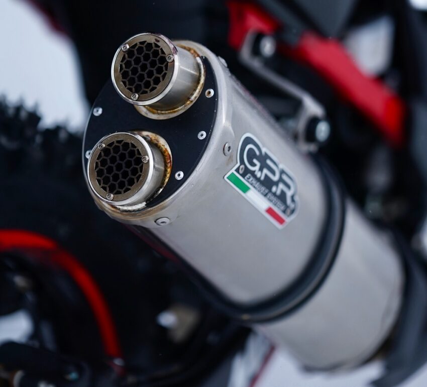 Scarico GPR compatibile con  Honda Crf 1100 L Africa Twin Adventure Sport 2020-2025, Dual Inox