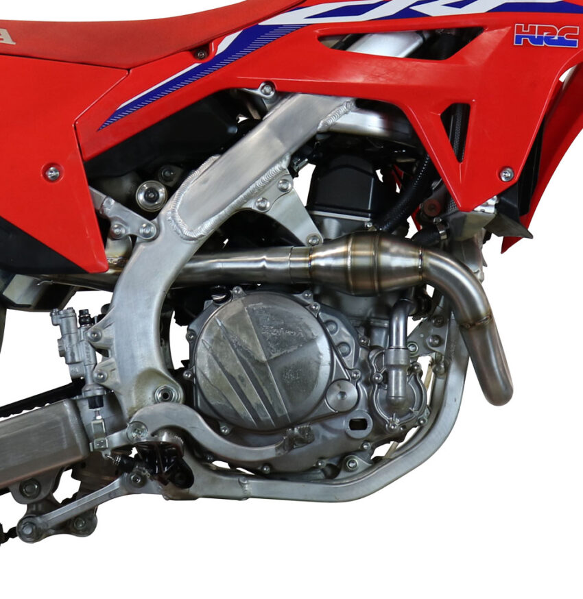 Scarico GPR compatibile con  Honda Crf 450 R-RX 2021-2025, Pentacross FULL Titanium