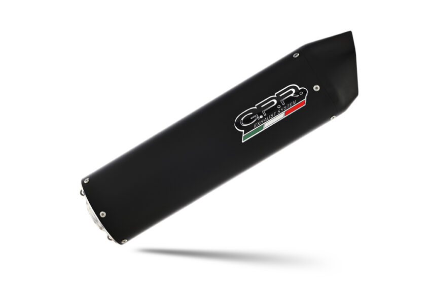 Scarico GPR compatibile con  Honda Cbr1100XX Superblackbird - X Eleven  1997-2006, Furore Nero