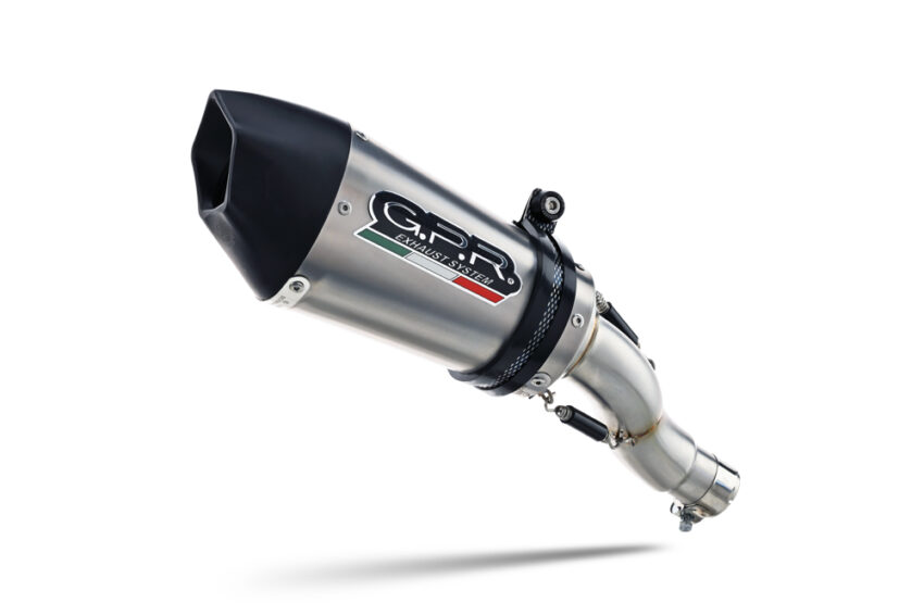 Scarico GPR compatibile con  Honda Hornet Cb 600 F 2007-2014, Gpe Ann. titanium