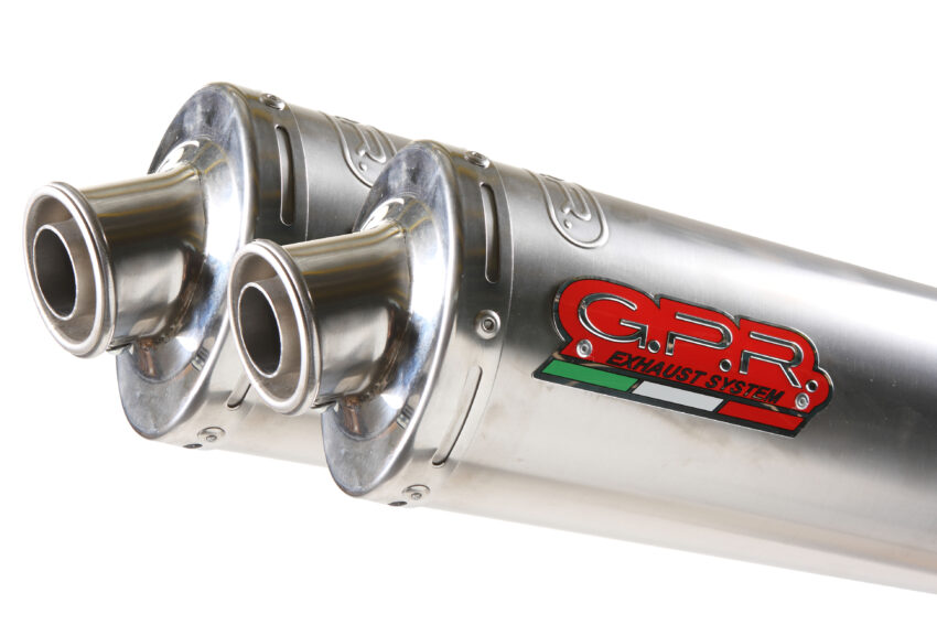 Scarico GPR compatibile con  Honda Fmx 650 2005-2008, Inox Tondo