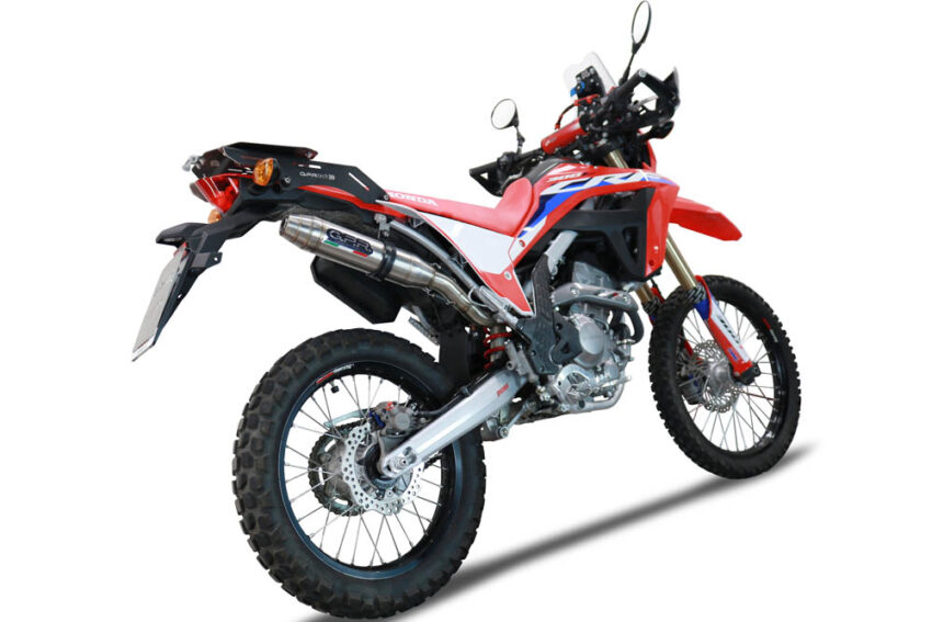 Scarico GPR compatibile con  Honda Crf 300 L - Rally 2021-2024, Deeptone Inox