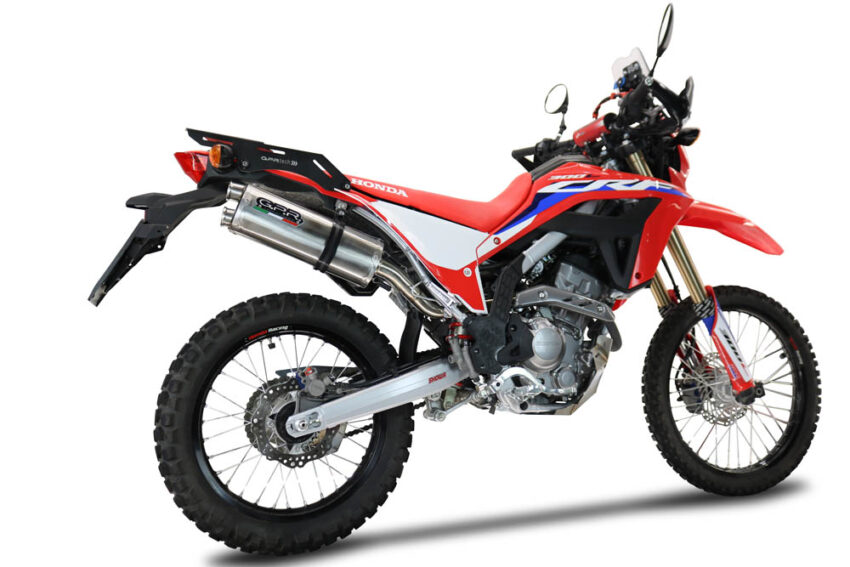 Scarico GPR compatibile con  Honda Crf 300 L - Rally 2021-2024, Dual Inox