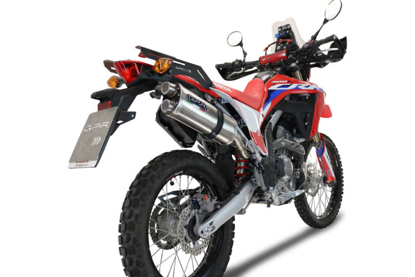 Scarico GPR compatibile con  Honda Crf 300 L - Rally 2021-2024, Dual Inox