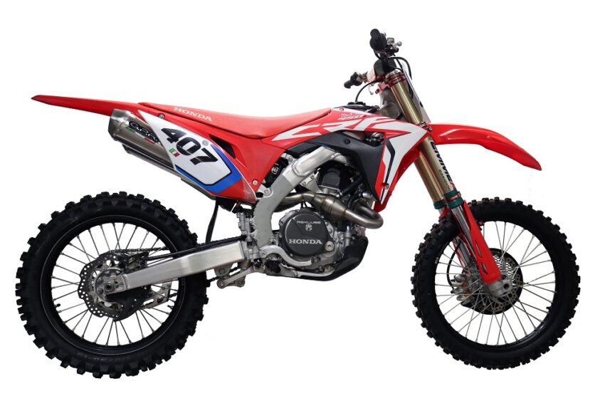 Scarico GPR compatibile con  Honda Crf 250 R 2018-2021, Pentacross Full Titanium