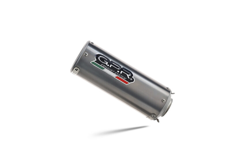 Scarico GPR compatibile con  Honda Hornet Cb 600 F 2007-2014, M3 Titanium Natural