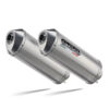 Scarico GPR compatibile con  Honda Hornet 900 - Cb 900 F 2002-2005, Satinox
