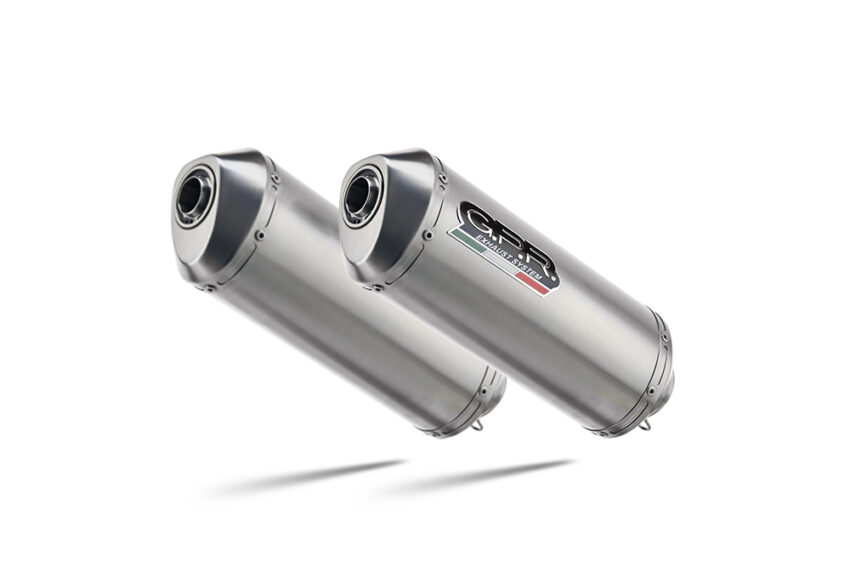 Scarico GPR compatibile con  Honda Hornet 900 - Cb 900 F 2002-2005, Satinox