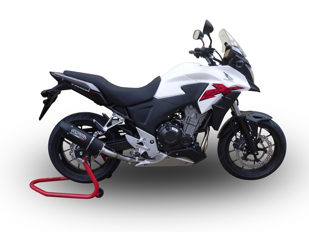 Scarico GPR compatibile con Honda Cb 400 X 2013-2015, Furore Poppy