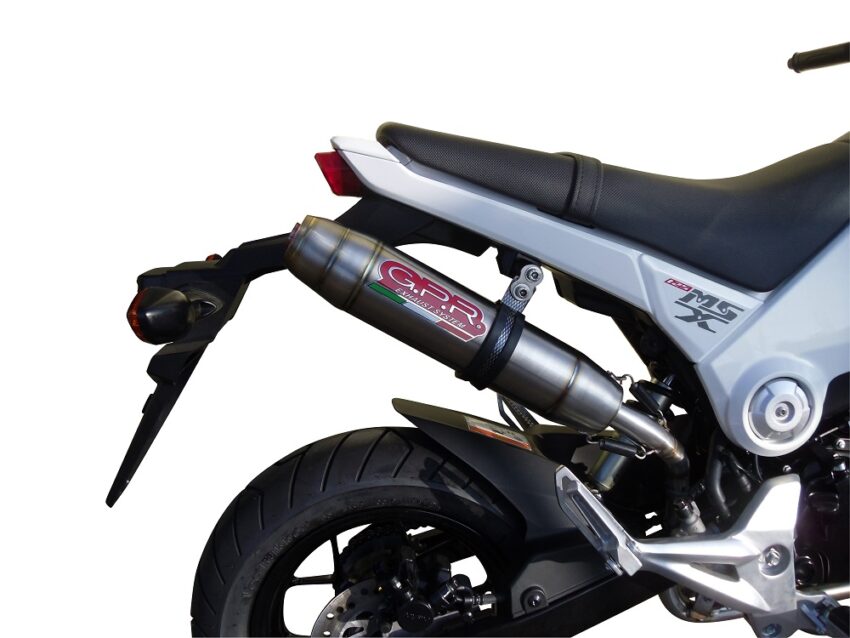 Scarico GPR compatibile con  Honda Msx - Grom 125  2018-2020, Deeptone Inox