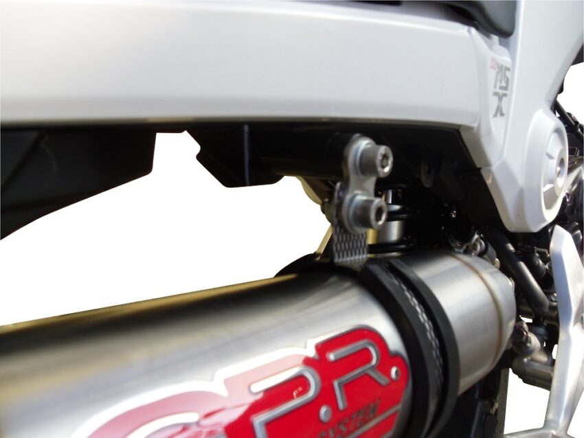 Scarico GPR compatibile con  Honda Msx - Grom 125  2018-2020, Deeptone Inox