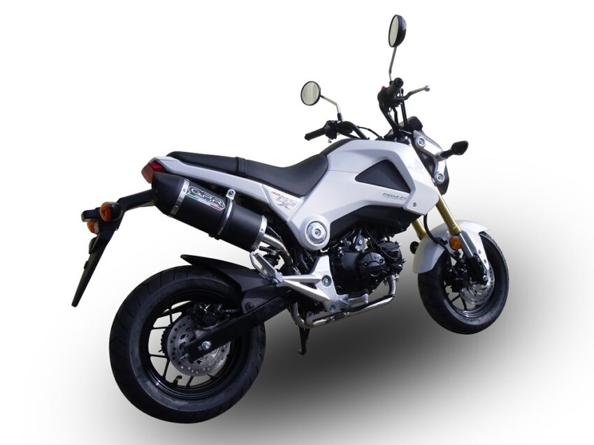 Scarico GPR compatibile con  Honda Msx - Grom 125  2013-2017, Furore Nero