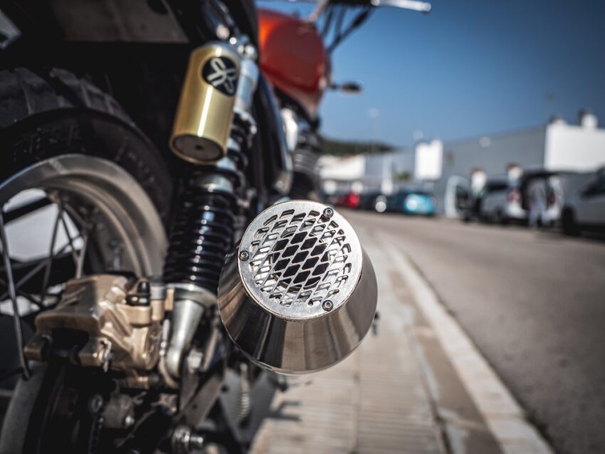 Scarico GPR compatibile con  Honda Cb 500 Four K0 - K1 - K2 - K3 1970-1990, Ultracone Inox Cafè Racer